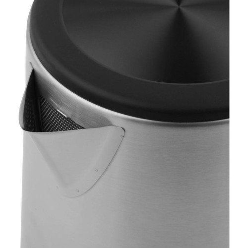 Чайник электрический Scarlett SC-EK21S23 1.7л. 2200Вт серебристый/черный корпус: металл