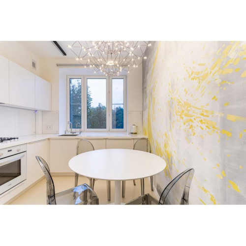 Чайник электрический Hyundai HYK-S4500 1.7л. 2200Вт жемчужный/золотистый корпус: металл/пластик