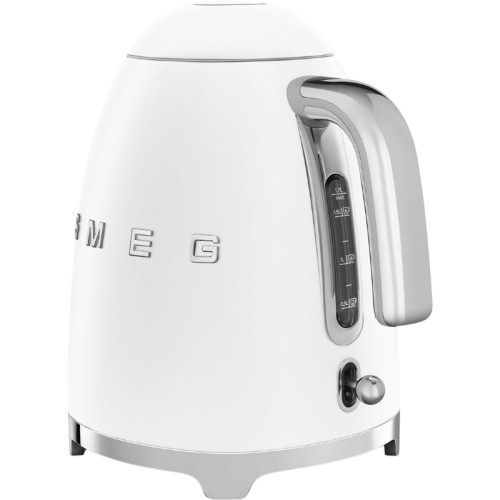 Стиль 50-х г., чайник электрический, 1.7 л , 2400 Вт, корпус из нержавеющей стали, белый матовый