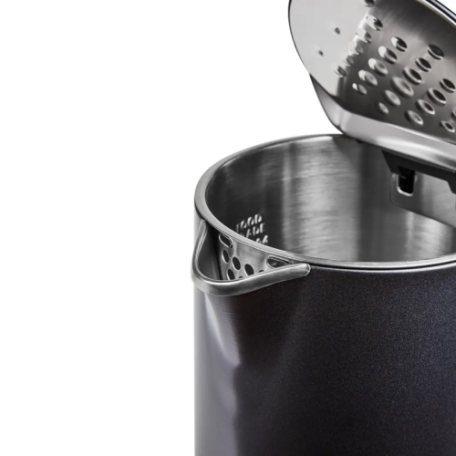 Чайник Midea/ Чайник Midea, мощность 2200 Вт, регулировка температуры, поддержание тепла, дисплей на ручке, объем 1.5 л, скрытый нагревательный элемент, защита от перегрева, двойные стенки из нержавеющей стали, автоматика STRIX