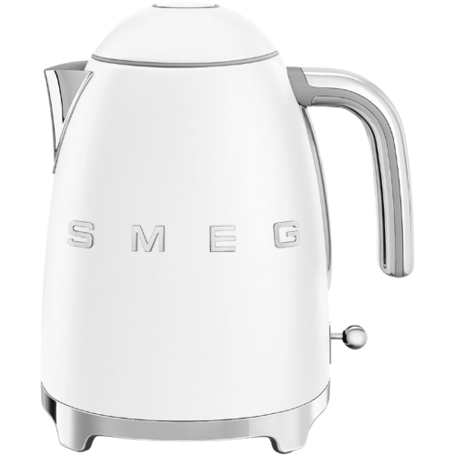 Стиль 50-х г., чайник электрический, 1.7 л , 2400 Вт, корпус из нержавеющей стали, белый матовый