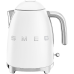 Стиль 50-х г., чайник электрический, 1.7 л , 2400 Вт, корпус из нержавеющей стали, белый матовый Стиль 50-х г., чайник электрический, 1.7 л , 2400 Вт, корпус из нержавеющей стали, белый матовый