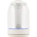 Чайник электрический Starwind SKG1056 1.8л. 2000Вт белый/прозрачный корпус: стекло
