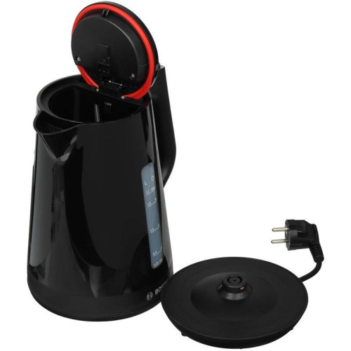 Чайник электрический Bosch TWK1M123 1.7л. 2400Вт черный корпус: пластик