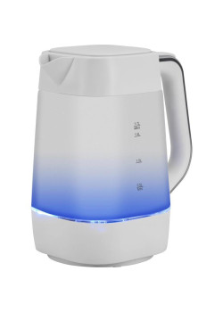 Чайник электрический Vitek VT-WK1058 1.7л. 2200Вт белый корпус: стекло/пластик