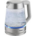 Чайник электрический Haier HK-501 1.7л. 2400Вт серый корпус: стекло/пластик (TD0036930RU) Чайник электрический Haier HK-501 1.7л. 2400Вт серый корпус: стекло/пластик (TD0036930RU)