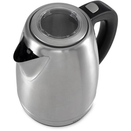 Чайник электрический Hyundai HYK-S8408 1.7л. 2200Вт серебристый матовый/черный корпус: металл