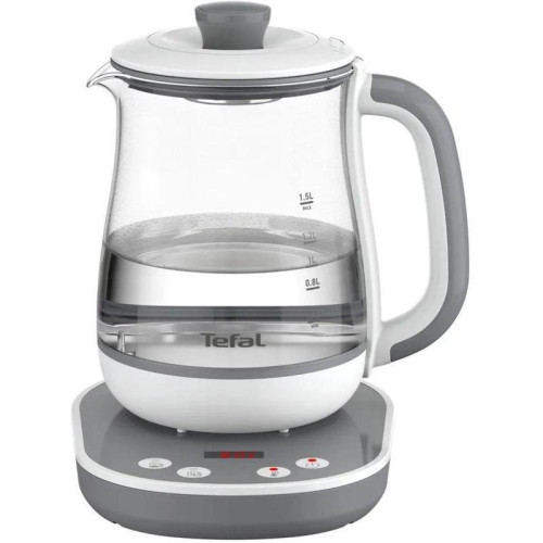 Чайник электрический Tefal BJ551B10 1.5л. белый корпус: стекло/пластик (7211004581)