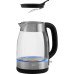Чайник электрический Polaris PWK 1817CGL 1.8л. 2200Вт нержавеющая сталь/черный корпус: стекло/металл Чайник электрический Polaris PWK 1817CGL 1.8л. 2200Вт нержавеющая сталь/черный корпус: стекло/металл