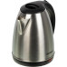Чайник электрический Hyundai HYK-S1030 1.7л. 2200Вт серебристый матовый/черный корпус: металл/пластик