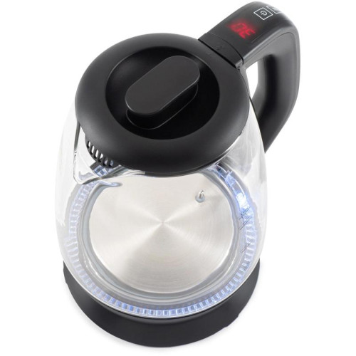 Чайник электрический Starwind SKS3036 1.7л. 2200Вт черный корпус: стекло