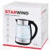 Чайник электрический Starwind SKG3026 1.7л. 2200Вт черный/серебристый корпус: стекло Чайник электрический Starwind SKG3026 1.7л. 2200Вт черный/серебристый корпус: стекло