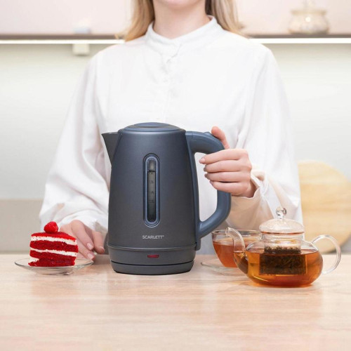 Чайник электрический Scarlett SC-EK21S42 1.8л. 1800Вт графит корпус: пластик