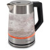 Чайник электрический Hyundai HYK-G4402 1.7л. 2200Вт черный/серебристый корпус: стекло
