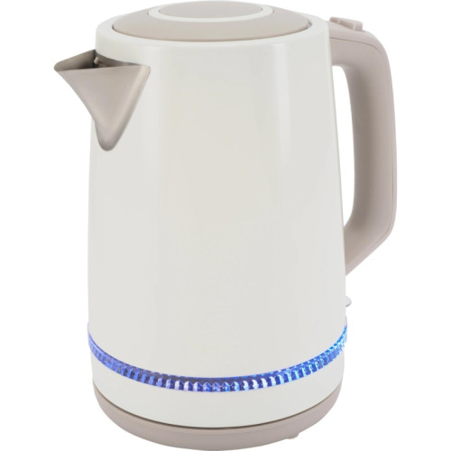 Чайник электрический Vitek VT-WK1066 1.7л. 2200Вт бежевый/коричневый корпус: металл/пластик