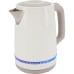 Чайник электрический Vitek VT-WK1066 1.7л. 2200Вт бежевый/коричневый корпус: металл/пластик