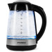Чайник электрический Hyundai HYK-G3803 1.7л. 2200Вт черный/серебристый корпус: стекло Чайник электрический Hyundai HYK-G3803 1.7л. 2200Вт черный/серебристый корпус: стекло