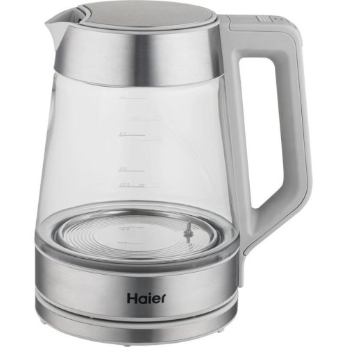 Чайник электрический Haier HK-501 1.7л. 2400Вт серый корпус: стекло/пластик (TD0036930RU) Чайник электрический Haier HK-501 1.7л. 2400Вт серый корпус: стекло/пластик (TD0036930RU)