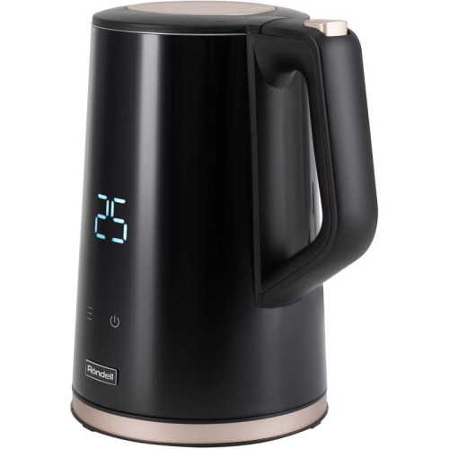 Чайник электрический Rondell RDE-1007 1.7л. 2200Вт черный корпус: пластик