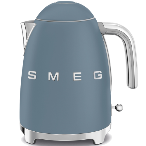 Чайник SMEG, Стиль 50-х г., 1.7 л , 2400 Вт, корпус из нержавеющей стали, цвет синий шторм