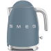 Чайник SMEG, Стиль 50-х г., 1.7 л , 2400 Вт, корпус из нержавеющей стали, цвет синий шторм Чайник SMEG, Стиль 50-х г., 1.7 л , 2400 Вт, корпус из нержавеющей стали, цвет синий шторм