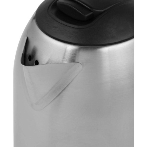 Чайник электрический Supra KES-1821 1.8л. 1500Вт серебристый/черный корпус: металл