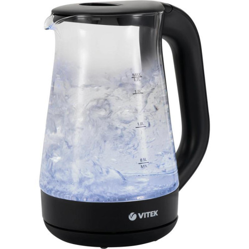 Чайник электрический Vitek VT-8803 1.7л. 2200Вт черный корпус: стекло Чайник электрический Vitek VT-8803 1.7л. 2200Вт черный корпус: стекло