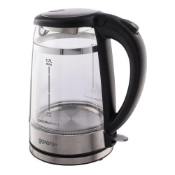 Чайник электрический Gorenje K17GDW 1.7л. 2200Вт черный корпус: металл/пластик