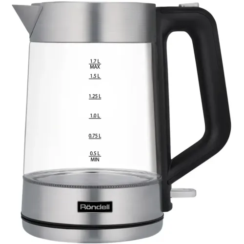Чайник электрический Rondell RDE-1008 1.7л. 2200Вт прозрачный корпус: стекло