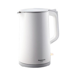 Чайник электрический Panasonic NC-CWK50 1.7л. 1500Вт белый корпус: нерж.сталь/пластик