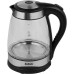 Чайник электрический BBK EK1729G 1.7л. 2200Вт черный корпус: стекло