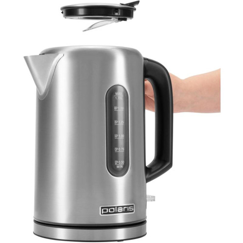 Чайник электрический Polaris PWK 1729CA 1.7л. 2200Вт сталь корпус: металл