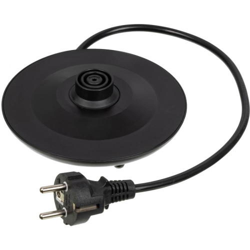 Чайник электрический Hyundai HYK-G2030 1.7л. 2200Вт черный корпус: стекло/пластик