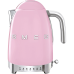 Стиль 50-х г., чайник электрический, 1.7 л , 2400 Вт, корпус из нержавеющей стали, регулировка температуры, розовый Стиль 50-х г., чайник электрический, 1.7 л , 2400 Вт, корпус из нержавеющей стали, регулировка температуры, розовый