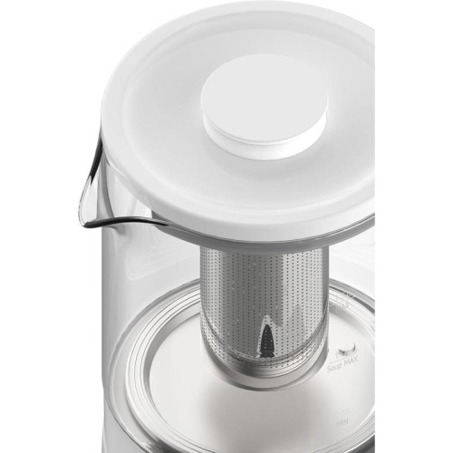 Чайник электрический Xiaomi Multifunctional Kettle EU 1.5л. 800Вт белый/прозрачный корпус: пластик/стекло (BHR9118EU)