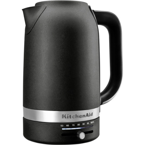 Электрочайник KitchenAid, термо-контроль, 1.7 л., черный