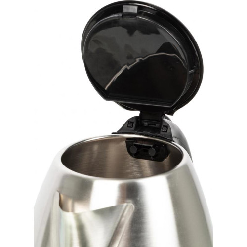 Чайник электрический Hyundai HYK-S1030 1.7л. 2200Вт серебристый матовый/черный корпус: металл/пластик