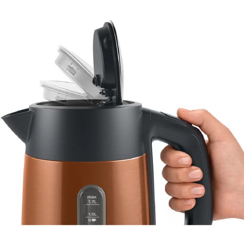 Чайник BOSCH TWK4P439 Цвет: коричневый, 2400 Ватт, скрытый нагр.элемент, 1.7 л