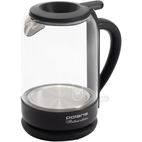 Чайник электрический Polaris PWK 1753CGL 1.5л. 1950Вт черный корпус: стекло/пластик