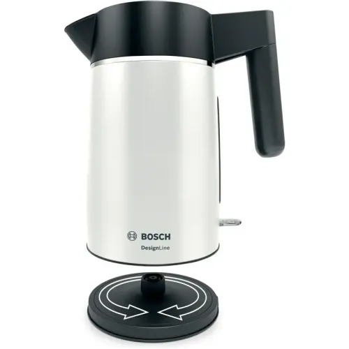 Электрический чайник Bosch TWK5P471 Электрический чайник Bosch, объем 1.7 л, закрытая спираль, индикация включения, индикация уровня воды, встроенный фильтр, автоматическое отключение при закипании, защита от перегрева, мощность 2400 Вт, цвет белый Электрический чайник Bosch TWK5P471 Электрический чайник Bosch, объем 1.7 л, закрытая спираль, индикация включения, индикация уровня воды, встроенный фильтр, автоматическое отключение при закипании, защита от перегрева, мощность 2400 Вт, цвет белый