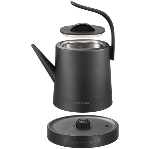 Чайник электрический Hyundai HYK-S5503 1л. 1200Вт титан/титановый корпус: металл