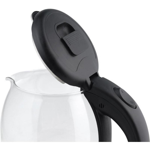 Чайник электрический Scarlett SC-EK27G10 1.7л. 1800Вт прозрачный/черный корпус: стекло/пластик