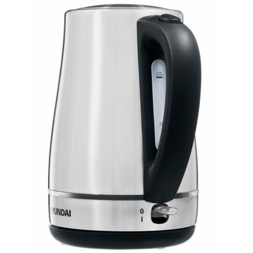 Чайник электрический Hyundai HYK-S3020 1.7л. 2200Вт серебристый матовый/черный корпус: металл/пластик