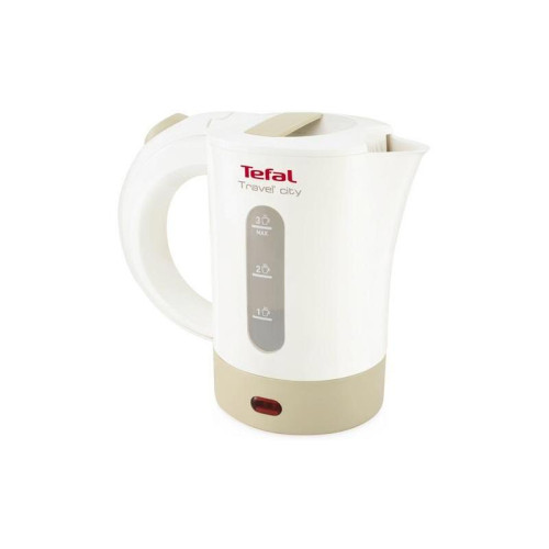 Чайник электрический Tefal KO120130 0.5л. 650Вт белый/бежевый корпус: пластик (7211001544)