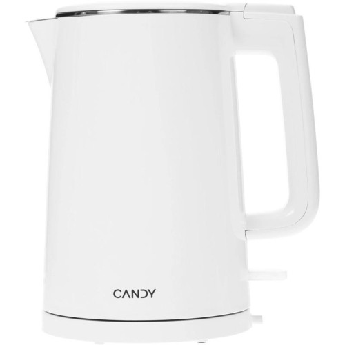 Чайник электрический Candy CK-102 1.5л. 2200Вт белый корпус: нерж.сталь/пластик