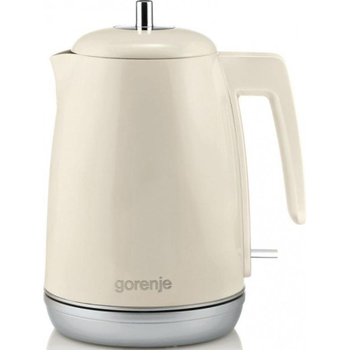 Чайник электрический Gorenje K15RL 1.7л. 2200Вт бежевый корпус: металл/пластик