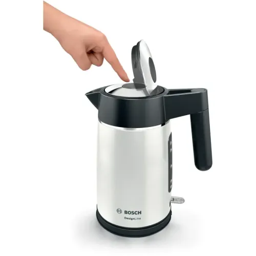 Электрический чайник Bosch TWK5P471 Электрический чайник Bosch, объем 1.7 л, закрытая спираль, индикация включения, индикация уровня воды, встроенный фильтр, автоматическое отключение при закипании, защита от перегрева, мощность 2400 Вт, цвет белый Электрический чайник Bosch TWK5P471 Электрический чайник Bosch, объем 1.7 л, закрытая спираль, индикация включения, индикация уровня воды, встроенный фильтр, автоматическое отключение при закипании, защита от перегрева, мощность 2400 Вт, цвет белый
