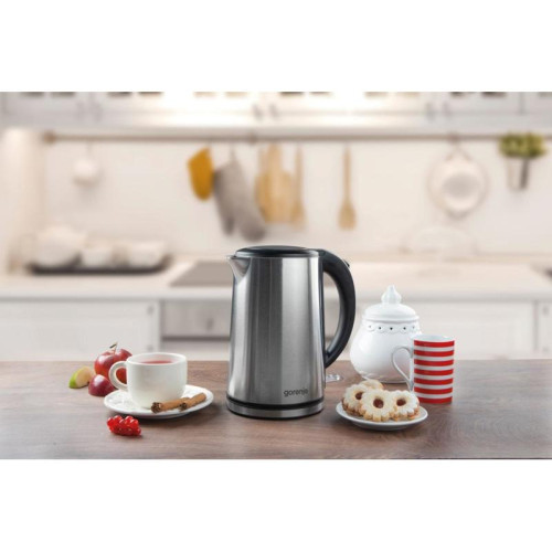 Чайник электрический Gorenje K15DWS 1.5л. 2200Вт нержавеющая сталь корпус: металл/пластик