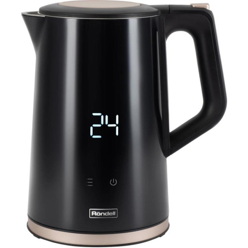 Чайник электрический Rondell RDE-1007 1.7л. 2200Вт черный корпус: пластик