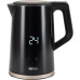 Чайник электрический Rondell RDE-1007 1.7л. 2200Вт черный корпус: пластик